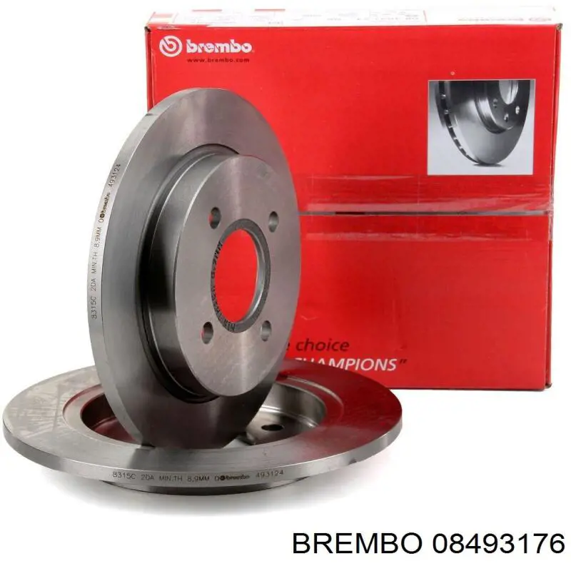 08493176 Brembo Дисковый тормоз