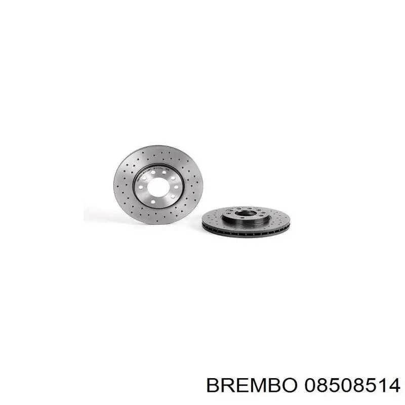 Задний дисковый тормоз Brembo 08508514