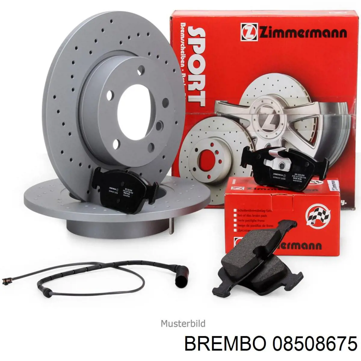 08508675 Brembo Диск тормозной передний