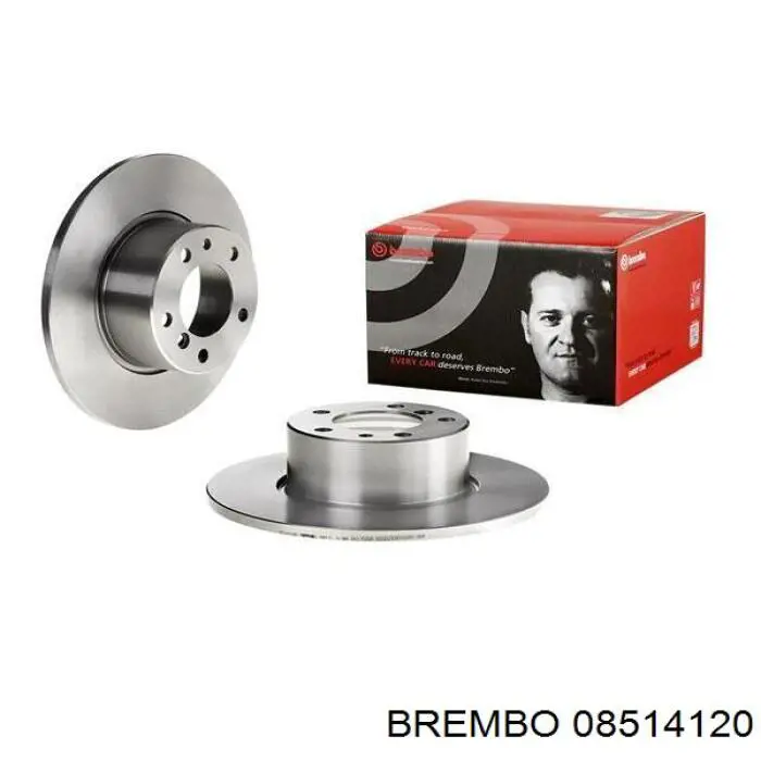 Freno de disco delantero 08514120 Brembo