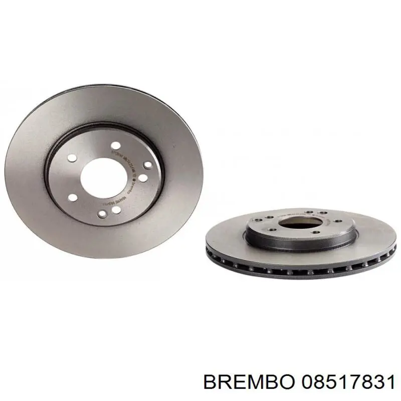 Тормозные диски 08517831 Brembo