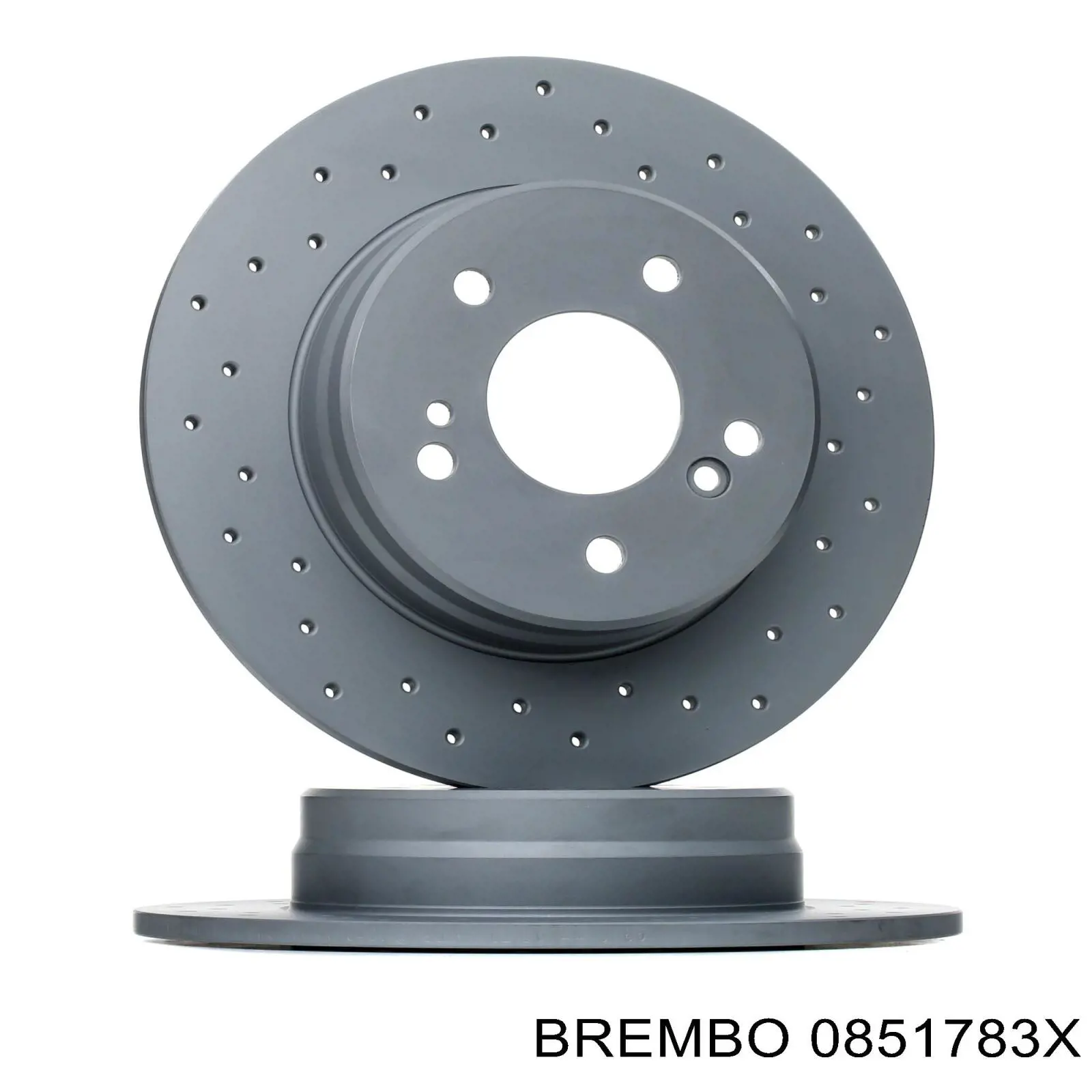 Купить 0851783X Brembo Диск тормозной задний