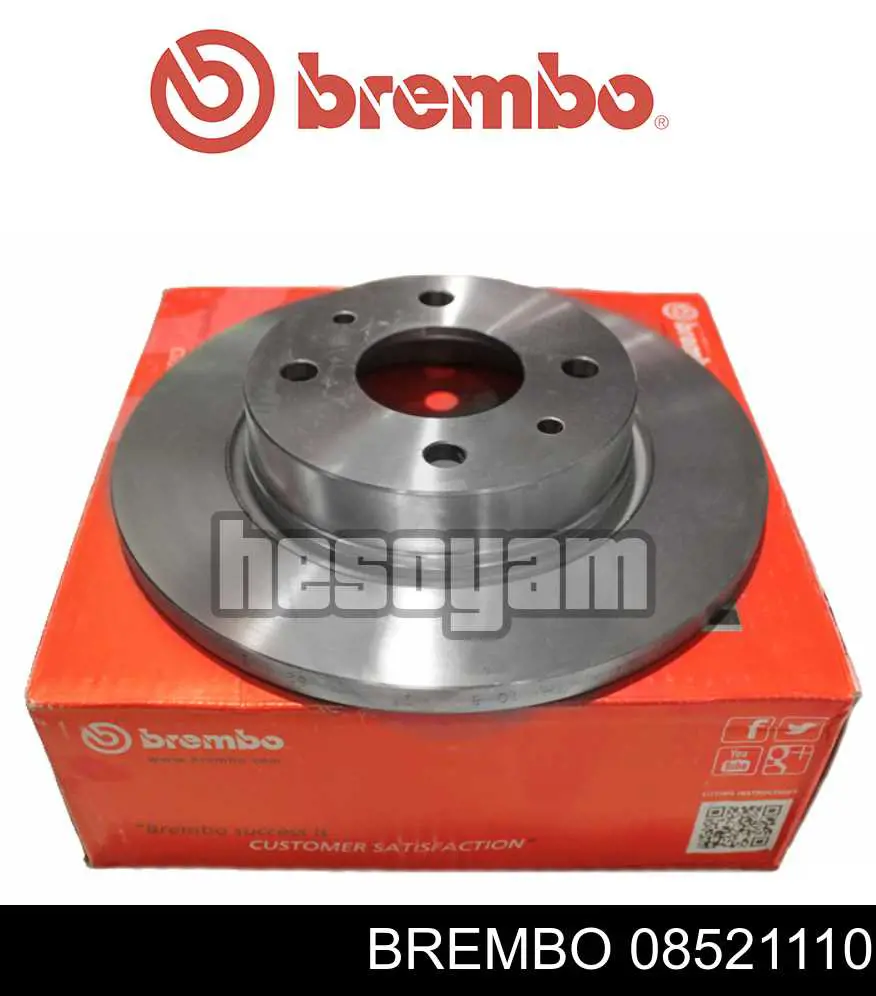 Тормоз дисковый передний Brembo 08521110 цена, от 23.15 USD