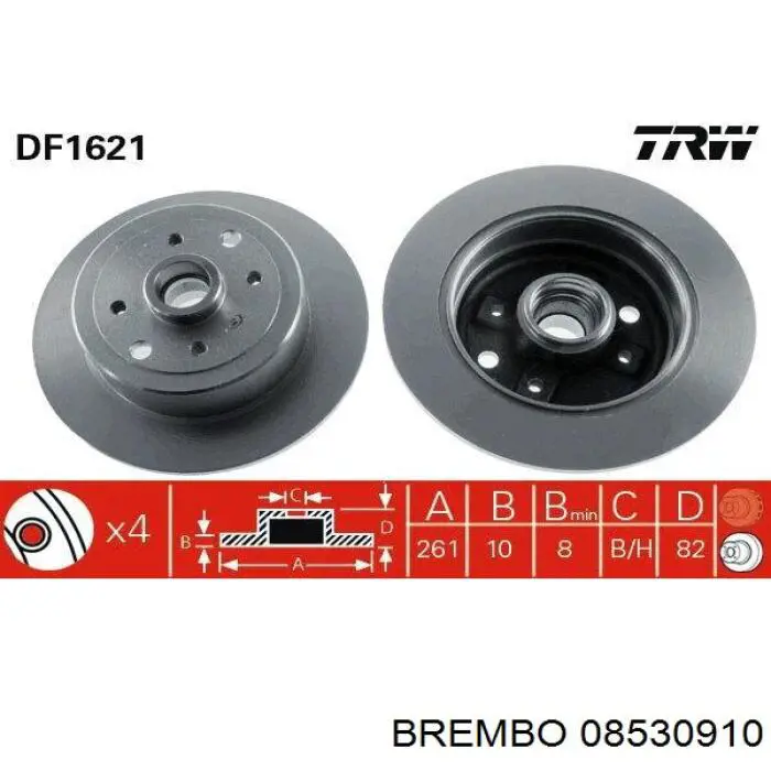 08530910 Brembo