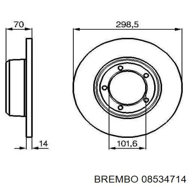 08534714 Brembo