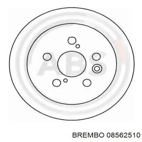 Тормозные диски 08562510 Brembo