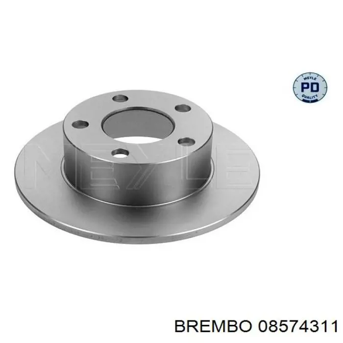 Задний тормозной диск Brembo 08574311 цена, от 26.46 USD