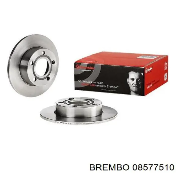 08577510 Brembo диск тормозной задний