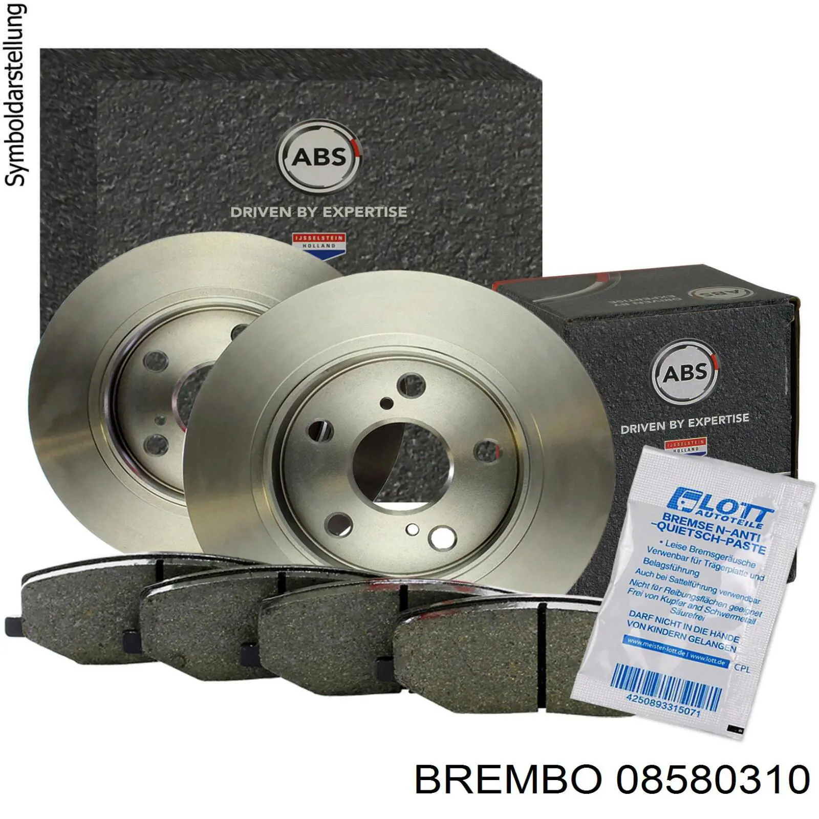 08580310 Brembo Дисковый тормоз