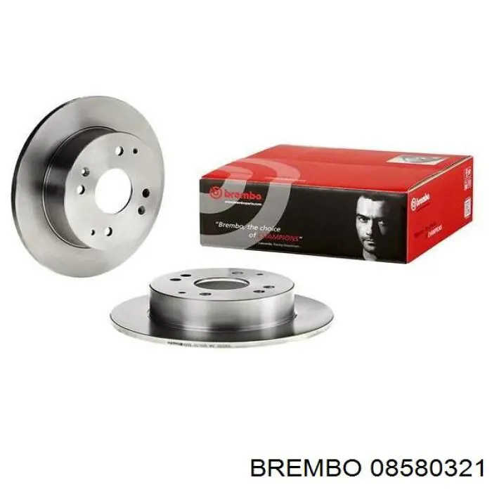 Задний дисковый тормоз Brembo 08580321