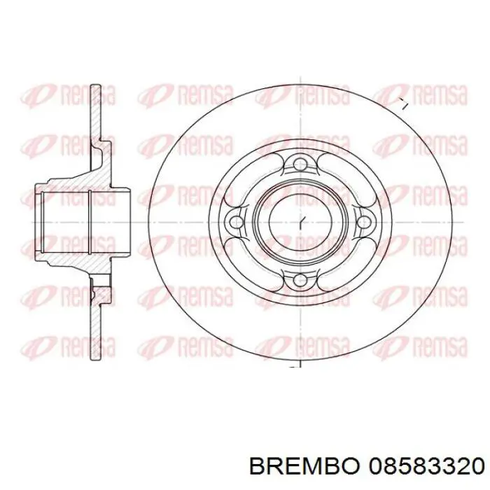 Задний тормозной диск ABS 16149 цена, от 34.34 USD