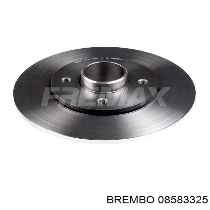 Купить 08583325 Brembo Диск тормозной задний