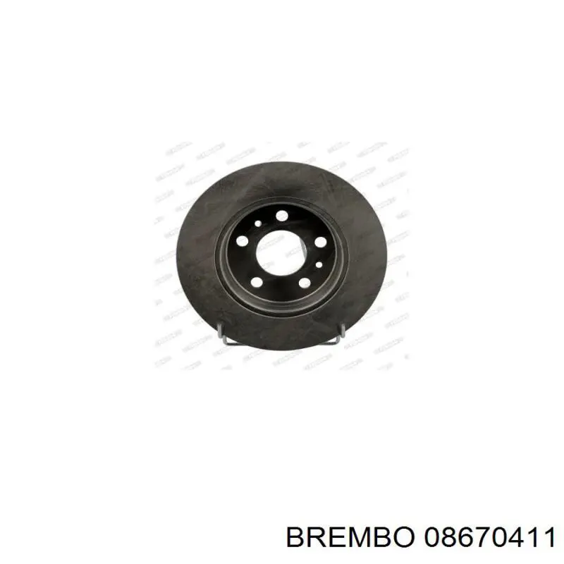 Задний тормозной диск Brembo 08670411 цена, от 41.48 USD