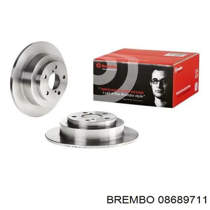08689711 Brembo Дисковый тормоз