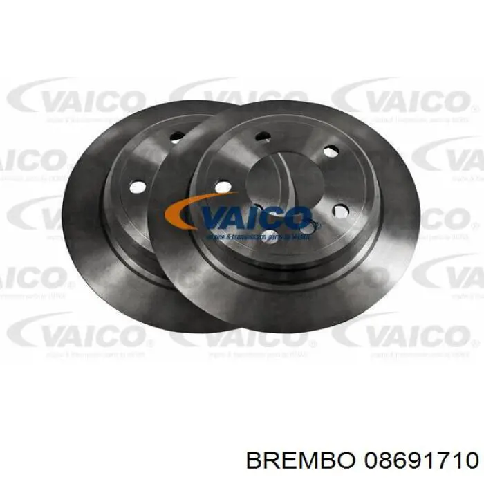 Задний дисковый тормоз Brembo 08691710