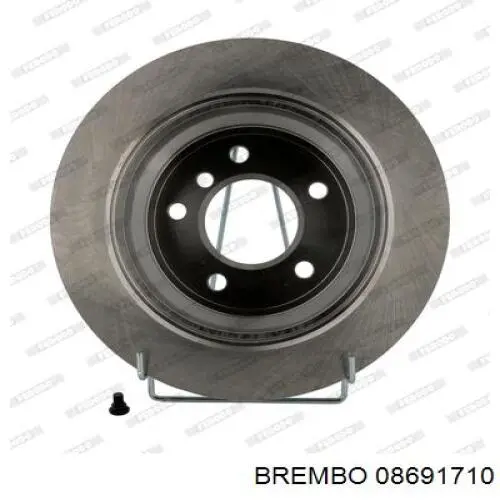 Тормозные диски 08691710 Brembo