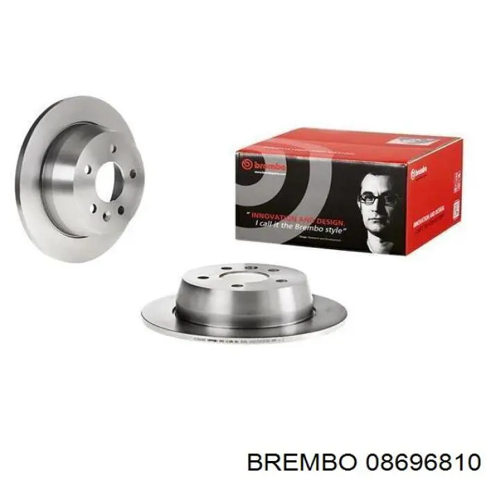 08.6968.10 Brembo диск тормозной задний