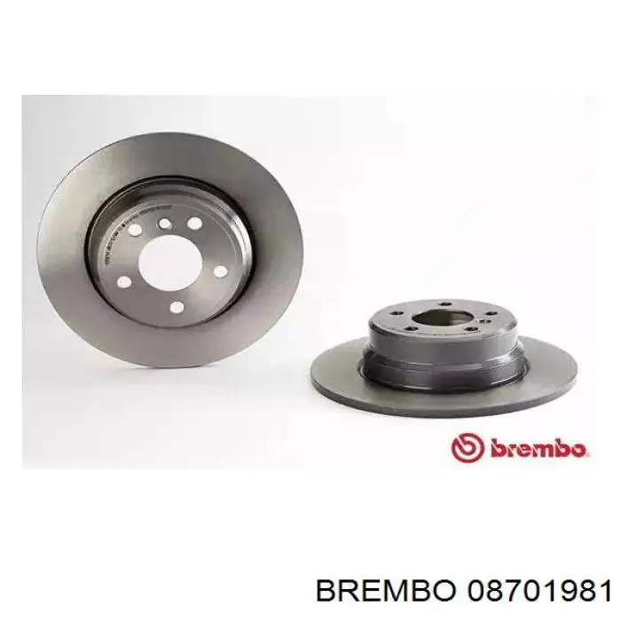 08.7019.81 Brembo диск тормозной задний