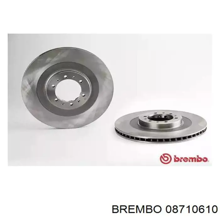 Задний тормозной диск Brembo 08710610 цена, от 54.62 USD