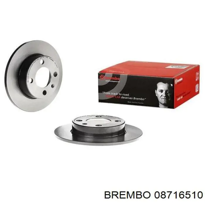 08716510 Brembo Дисковый тормоз