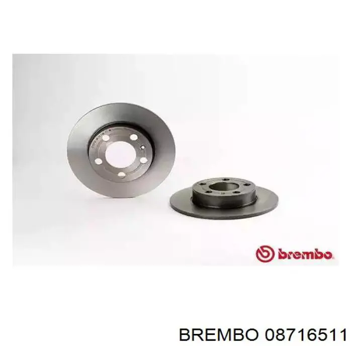 08.7165.11 Brembo диск тормозной задний