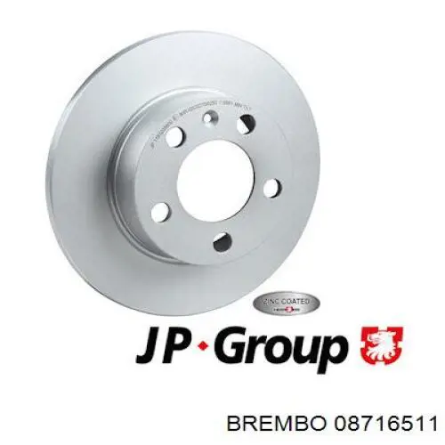 08716511 Brembo Дисковый тормоз