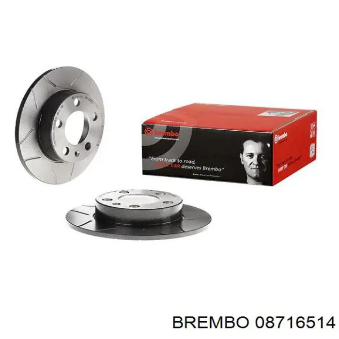 Тормозные диски 08716514 Brembo