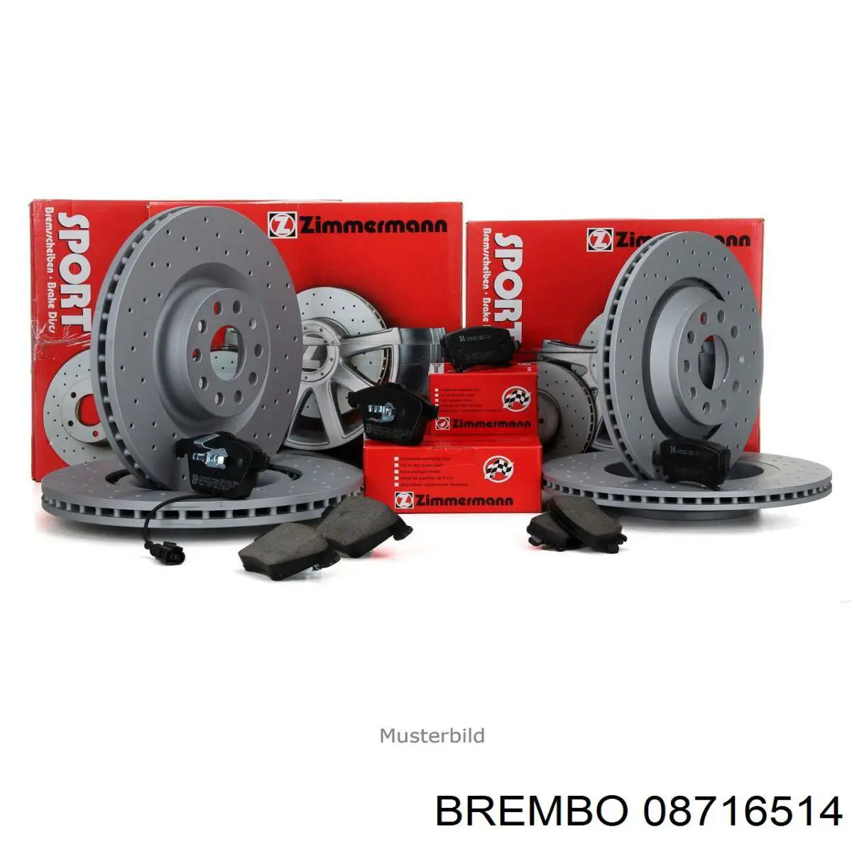 08716514 Brembo Дисковый тормоз