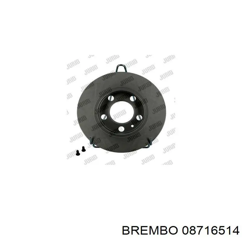 Тормозные диски 08716514 Brembo
