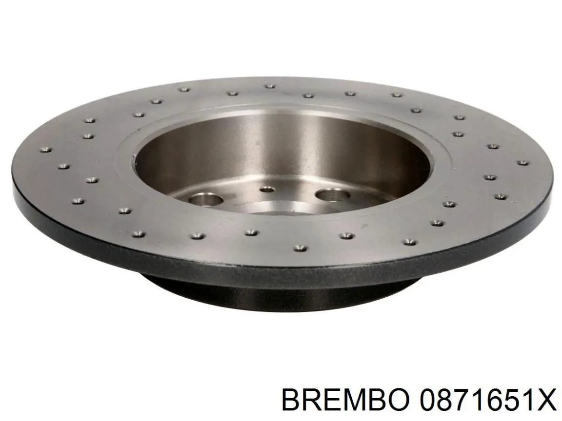 Тормозные диски 0871651X Brembo