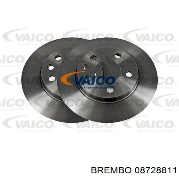 Купить 08728811 Brembo Диск тормозной задний