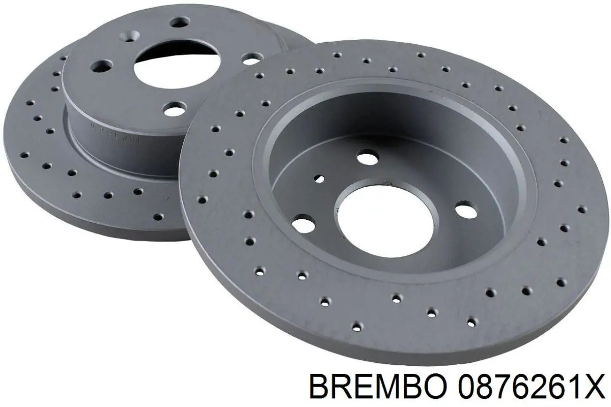 Тормозные диски 0876261X Brembo