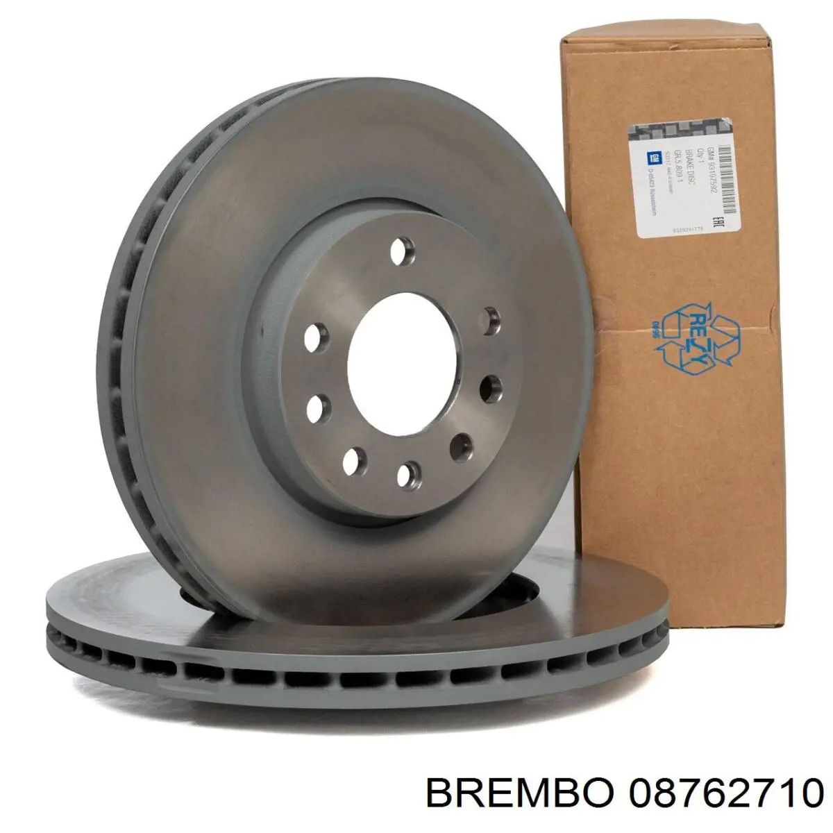 Купить 08762710 Brembo Диск тормозной задний