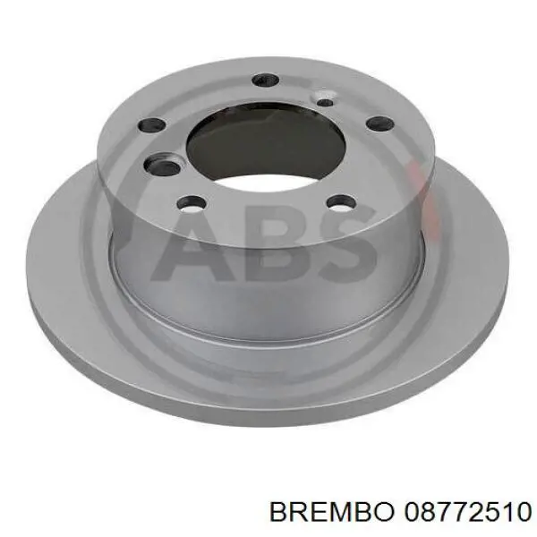 Купить 08772510 Brembo Диск тормозной задний