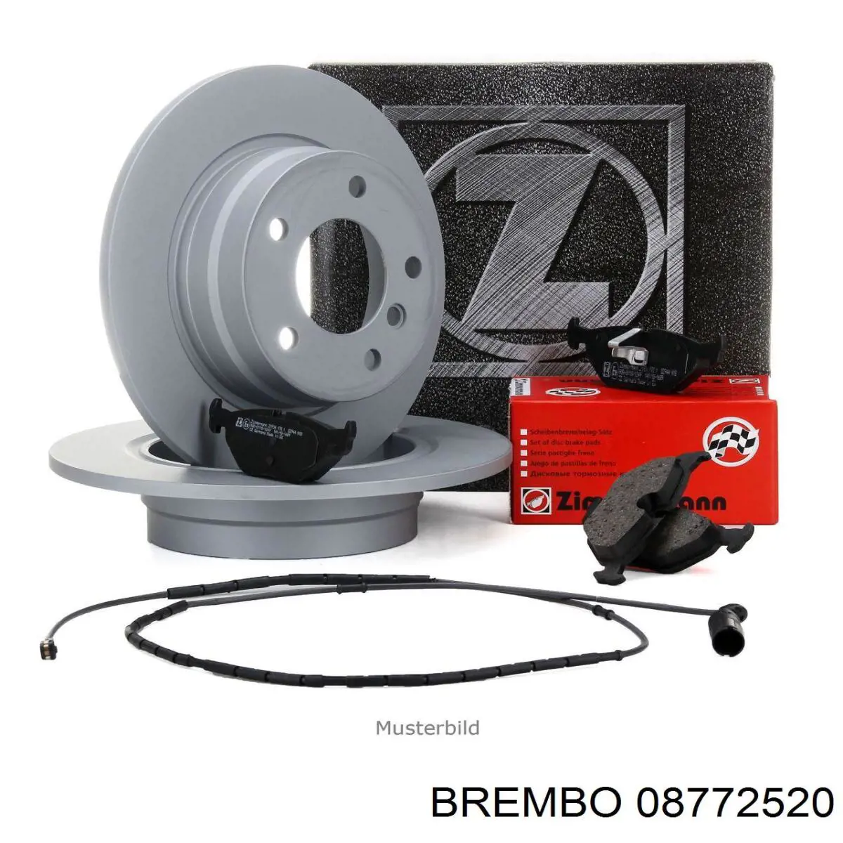 Тормозные диски 08772520 Brembo