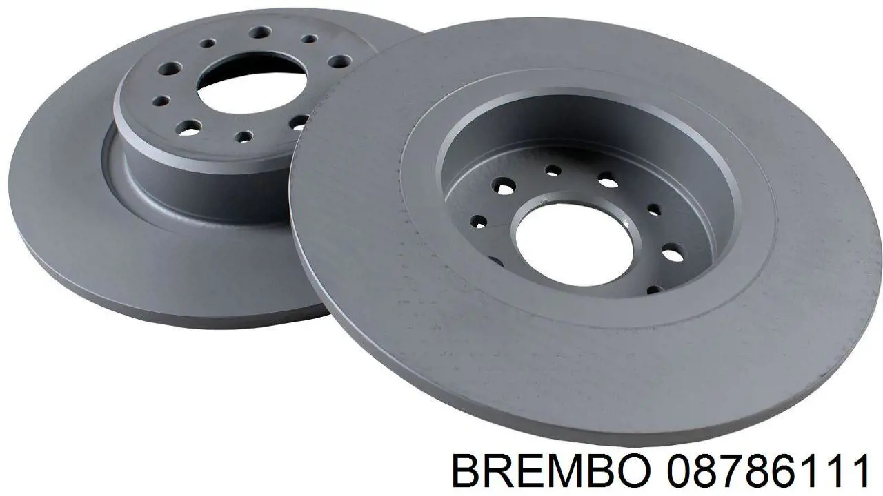 Купить 08786111 Brembo Диск тормозной задний
