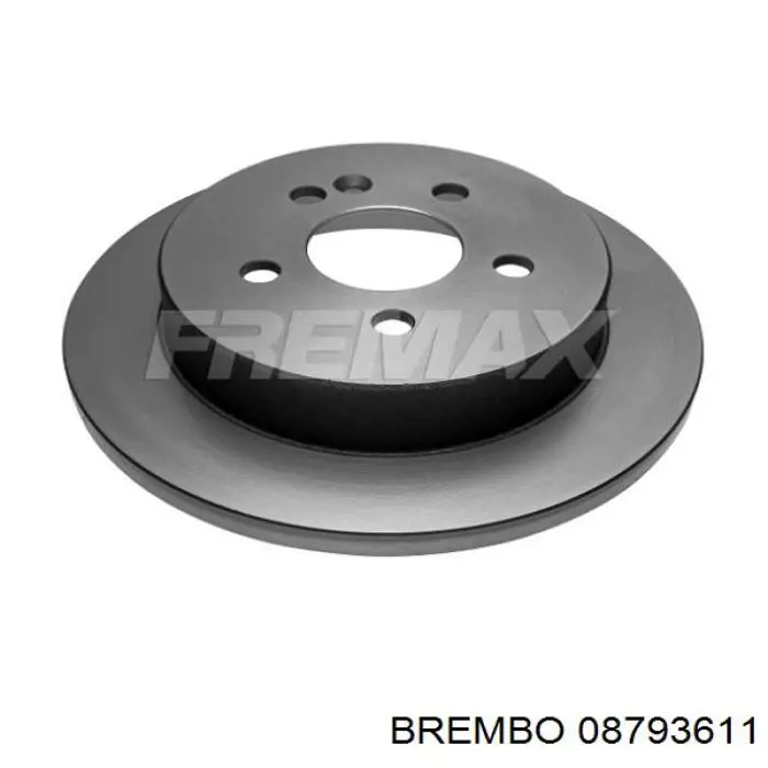 Купить 08793611 Brembo Диск тормозной задний