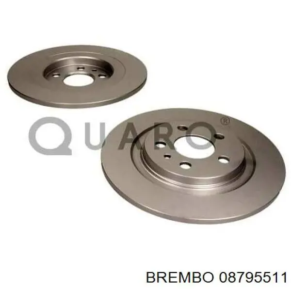Купить 08795511 Brembo Диск тормозной задний