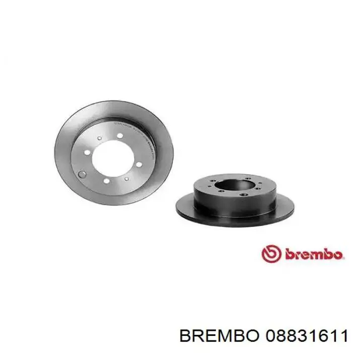 08.8316.11 Brembo диск тормозной задний