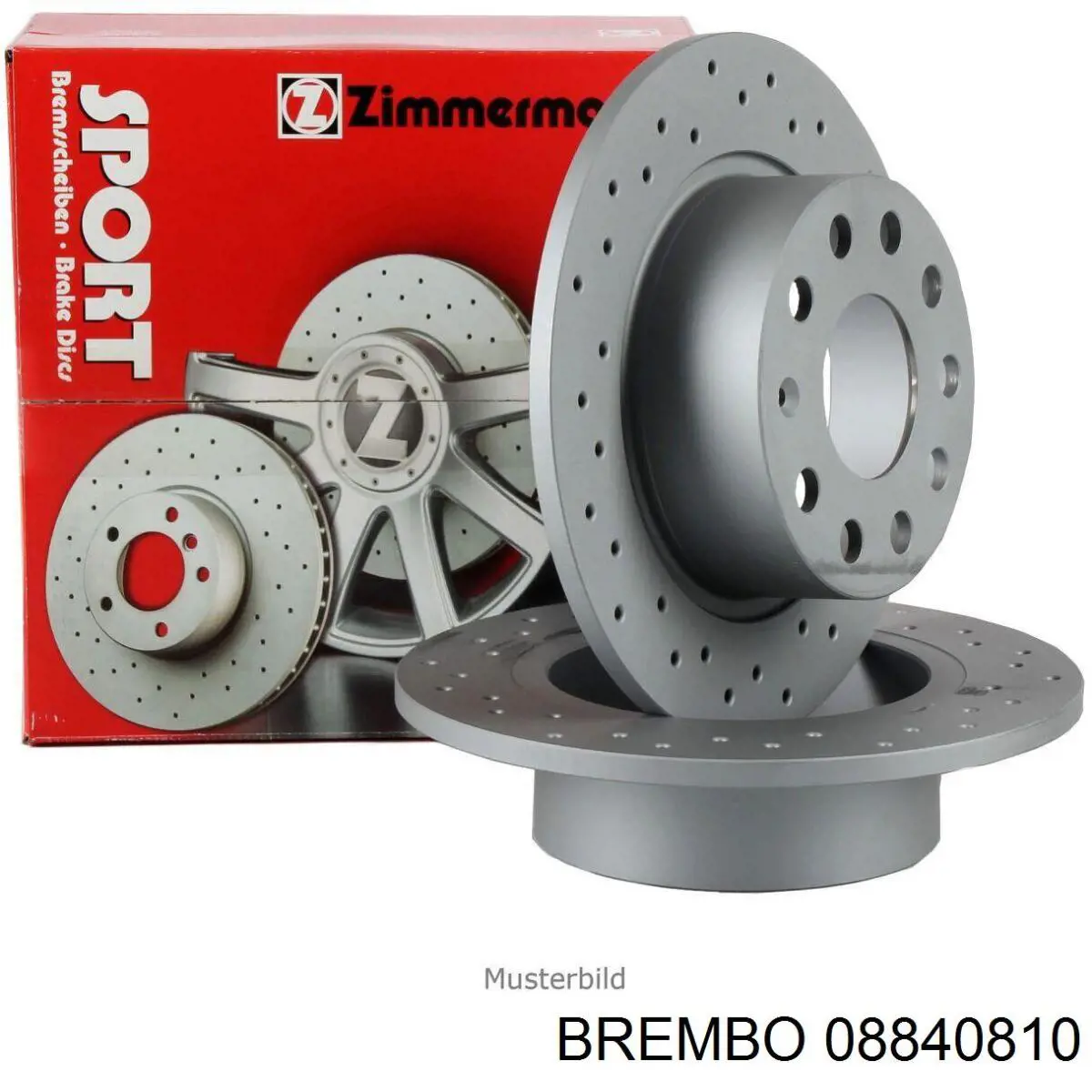 Тормозные диски 08840810 Brembo
