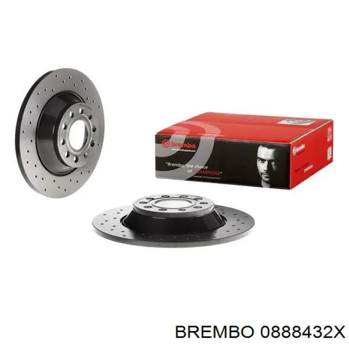 0888432X Brembo диск тормозной задний