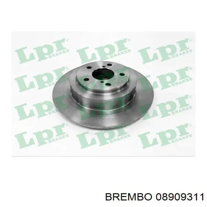 Задний тормозной диск Brembo 08909311 цена, от 43.05 USD