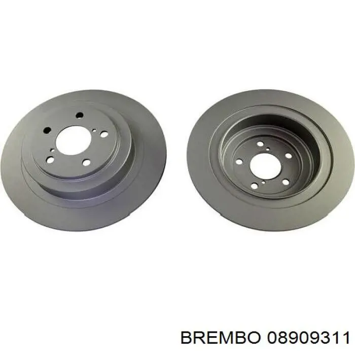 Купить 08909311 Brembo Диск тормозной задний