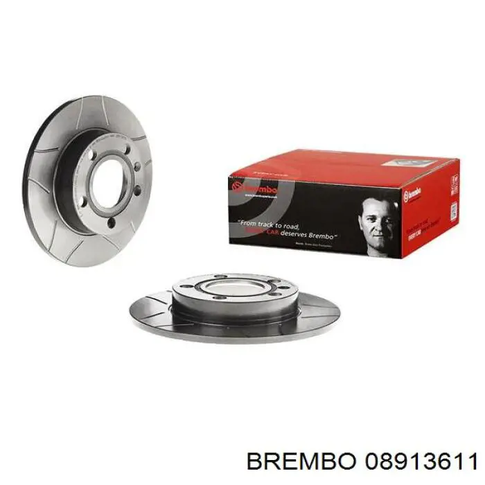 Задний тормозной диск Brembo 08913611 цена, от 24.45 USD