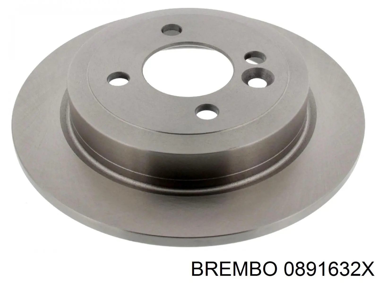 Купить 0891632X Brembo Диск тормозной задний