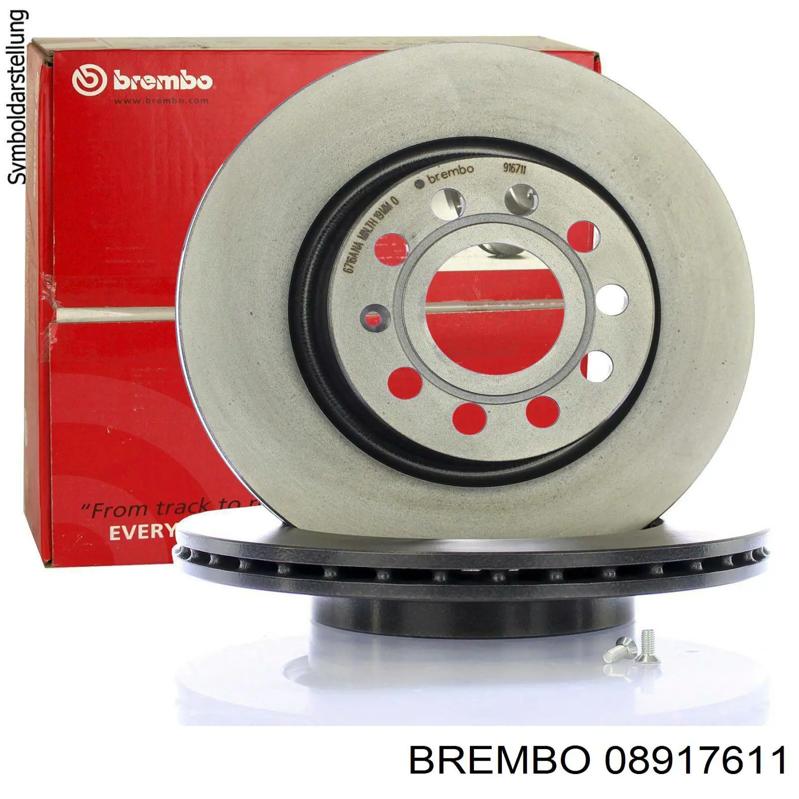 Тормозные диски 08917611 Brembo