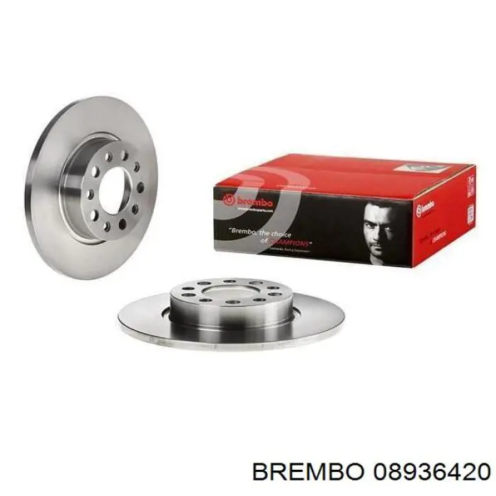 Тормозные диски 08936420 Brembo