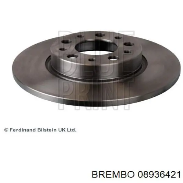 Задний тормозной диск Brembo 08936421 цена, от 50.74 USD