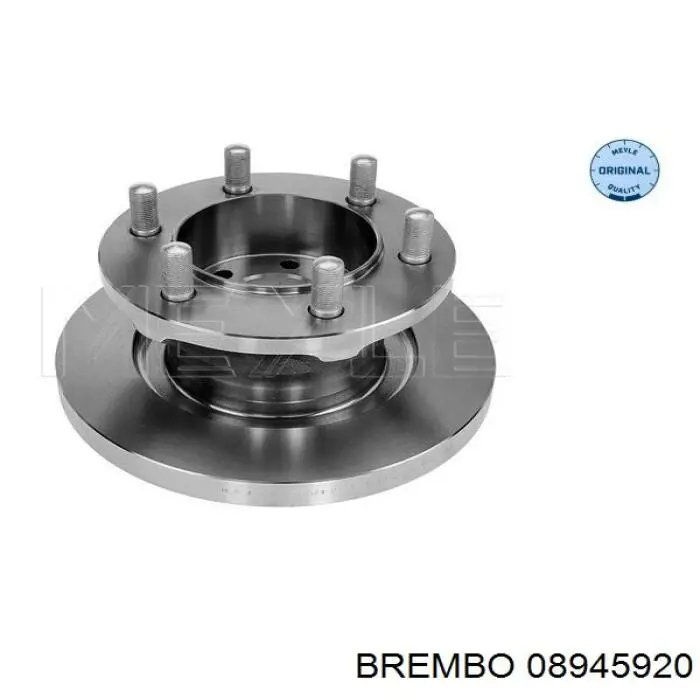 Передний тормозной диск Brembo 08945920