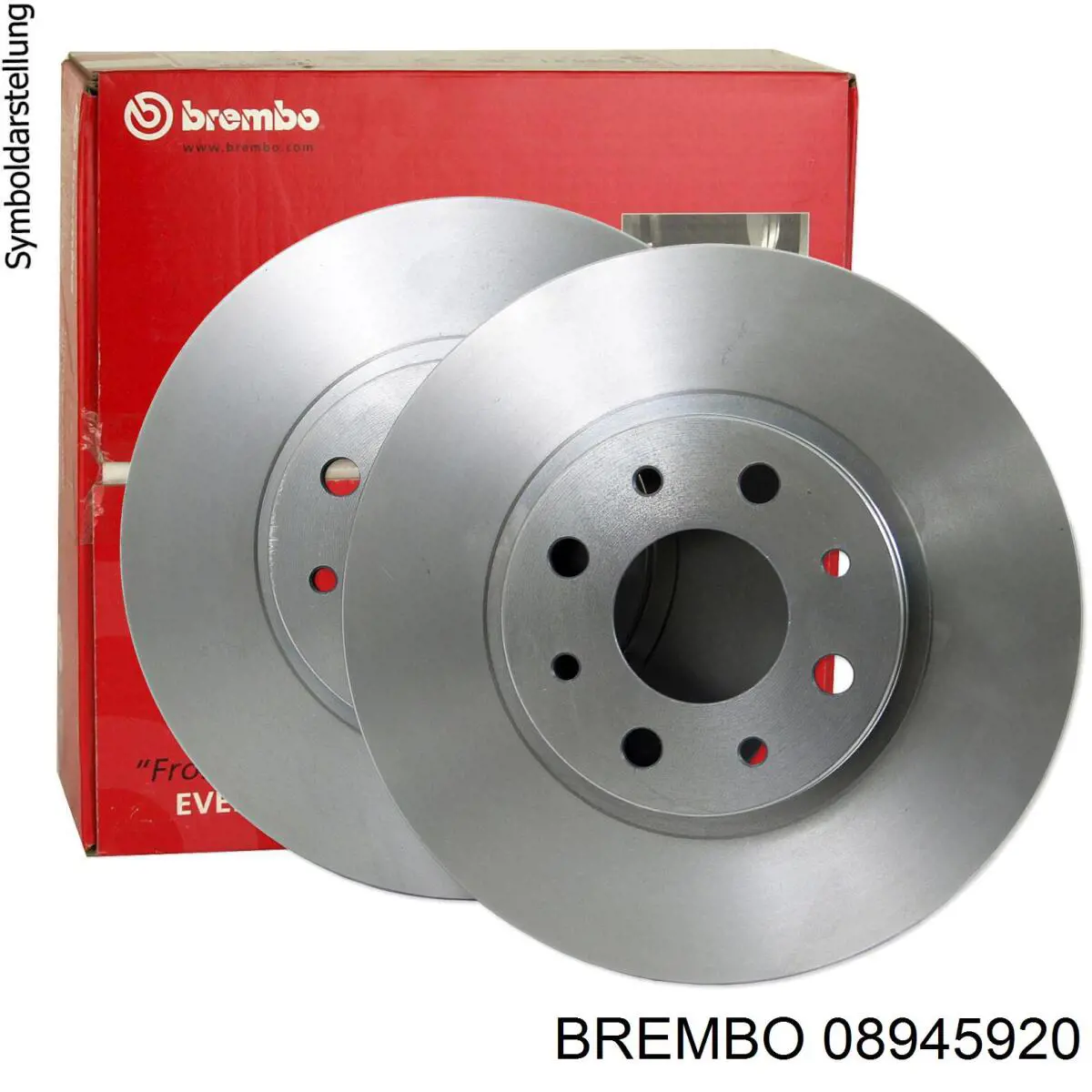 08945920 Brembo Диск тормозной передний